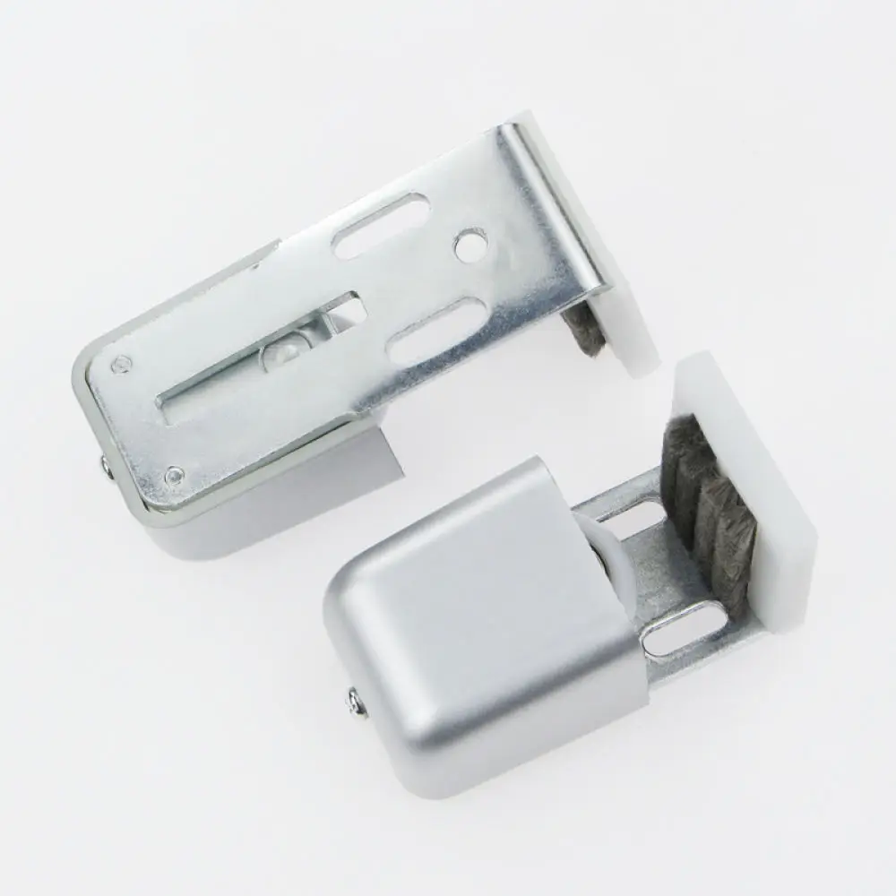 Durable Aluminum Sliding Door Floor Guide For Zk Framed Doors Adjustable Anti Sway Stabilizer Hardware Accessories