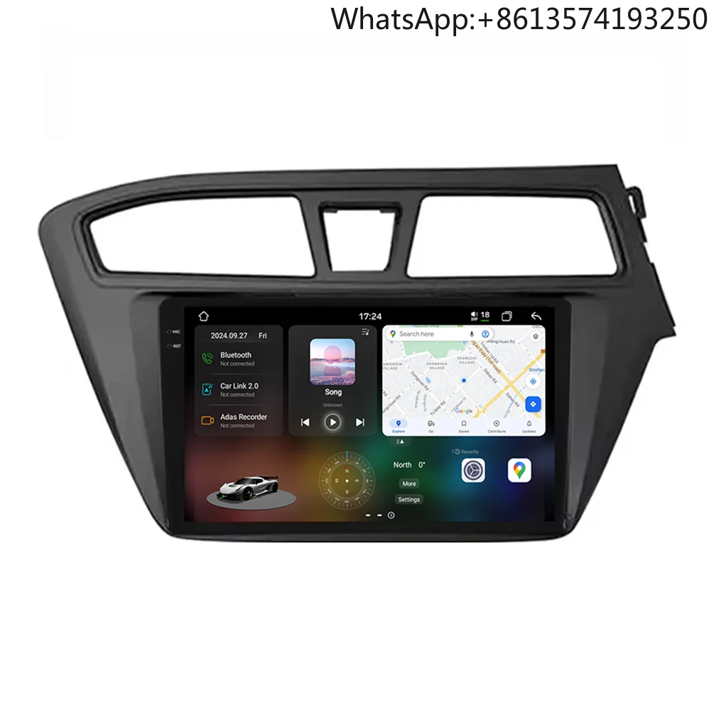 

Car Android Radio for Hyundai I20 2018-2019 GPS Navigation Carplay 4G WIFI Multimedia Stereo