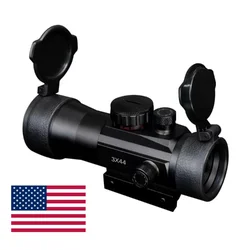 Red and Green Dot Reflex Sight for Hunting, Telescopic Scope, 3x44, 2x40, 2x40, 1x40, 11, 20mm Mount