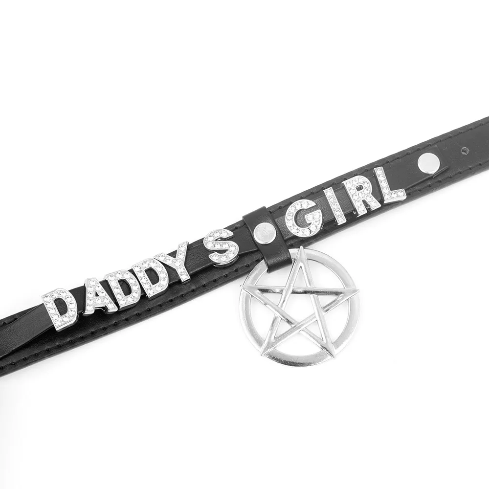 Customized Collar Custom MONSTER BEG Personalized Gothic  Gift Chocker DIY Pu Leather Letter Necklace Choker Cosplay Punk