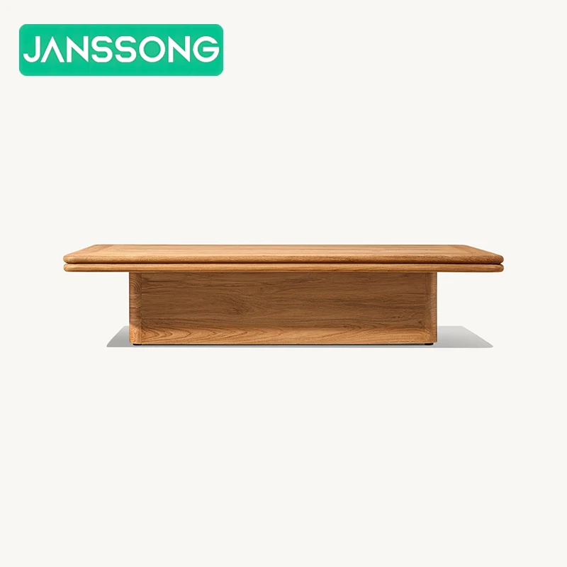 Tuin Luxe Comfortabele Teak Waterdichte Tafel en Stoelen Set Hotel Luxe Tafel en Stoel Set Villa Veelzijdig Houten Meubilair