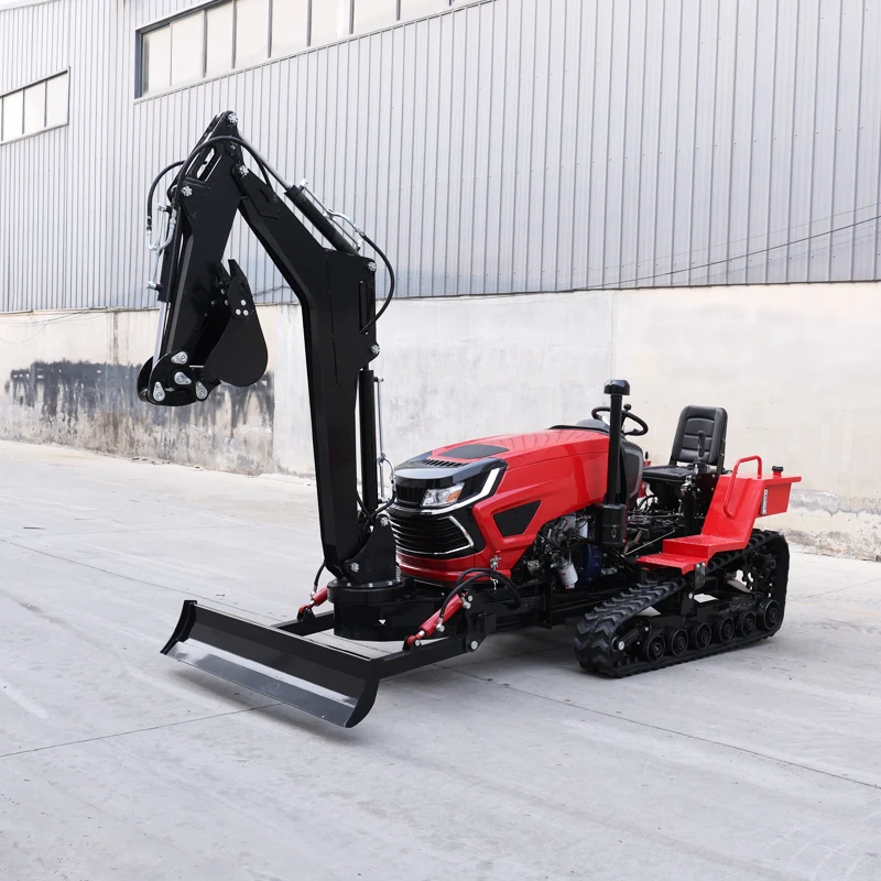 

Многофункциональный сельскохозяйственный роторный культиватор на заказ, гусеничный трактор 60 л.с., гусеничный роторный культиватор