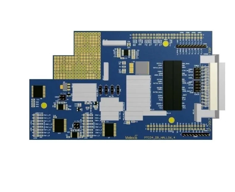 PTC-04-DB-HALL05 Daughter board for mounting in PTC-04 programmer. Needed for devices : MLX91208; MLX91209