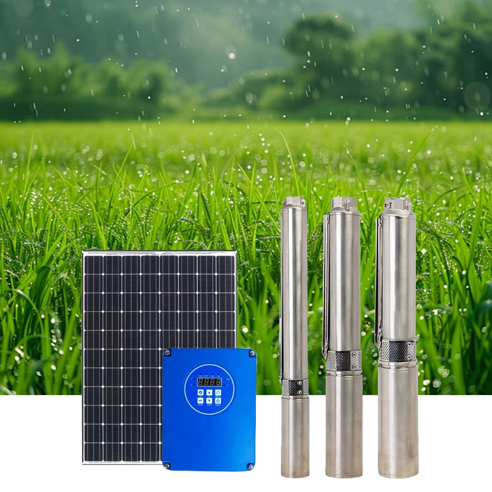 

Solar Irrigation System For Agriculture Submersible Solar Water Pump