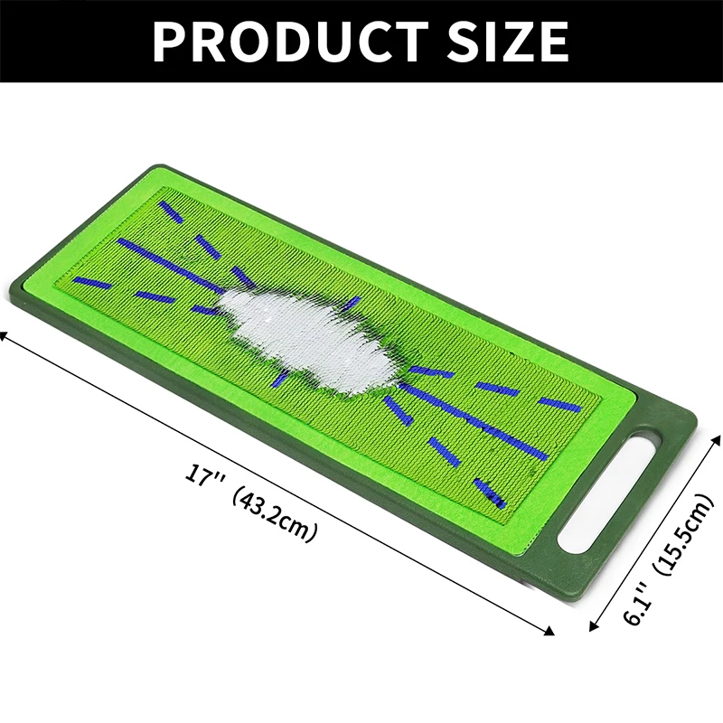 Golf Divot Board, Low Point and Swing Path Trainer, Golf Swing Trace Pad, Anytime Anywhere, See Your Swing Path, New 1PC