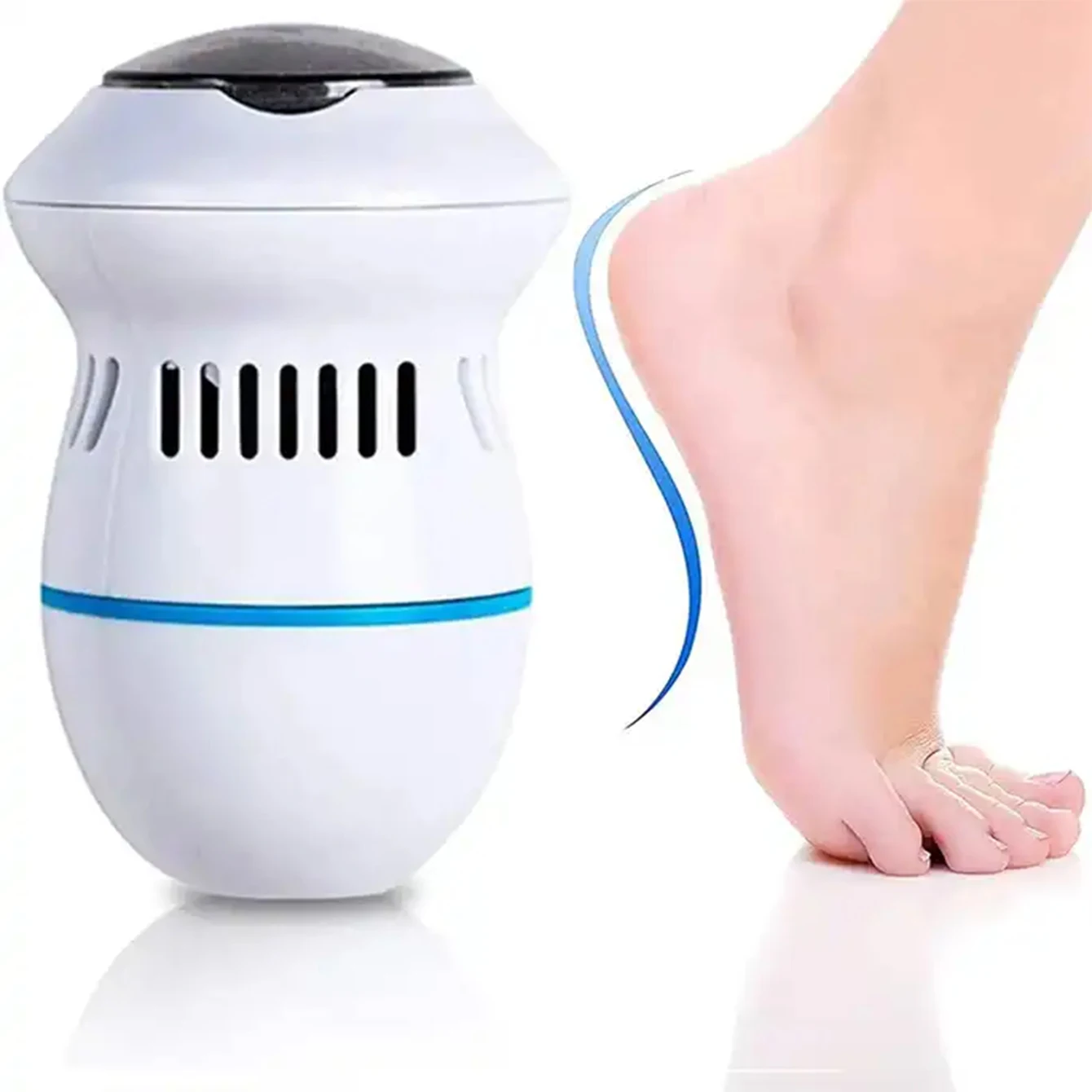 Portable electric vacuum suction foot grinding machine, electronic foot file, foot care tool, remover, foot polishing machine