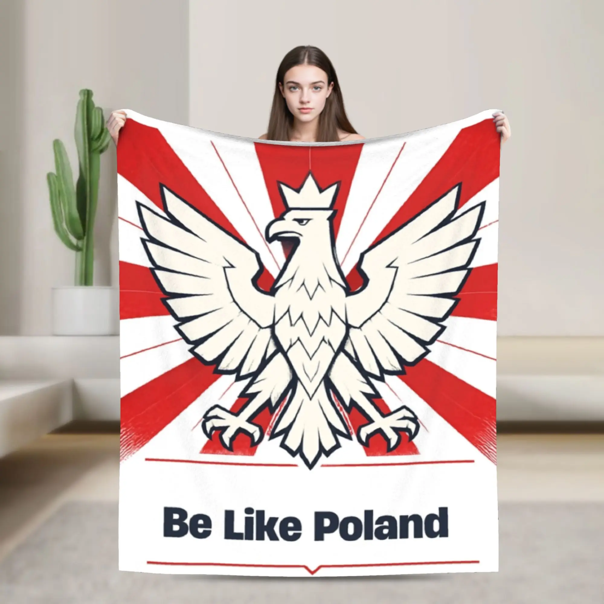 Be Like Poland Blankets Polish Culture Plush Awesome Warm Throw Blanket for Bedding Lounge Spring/Autumn,