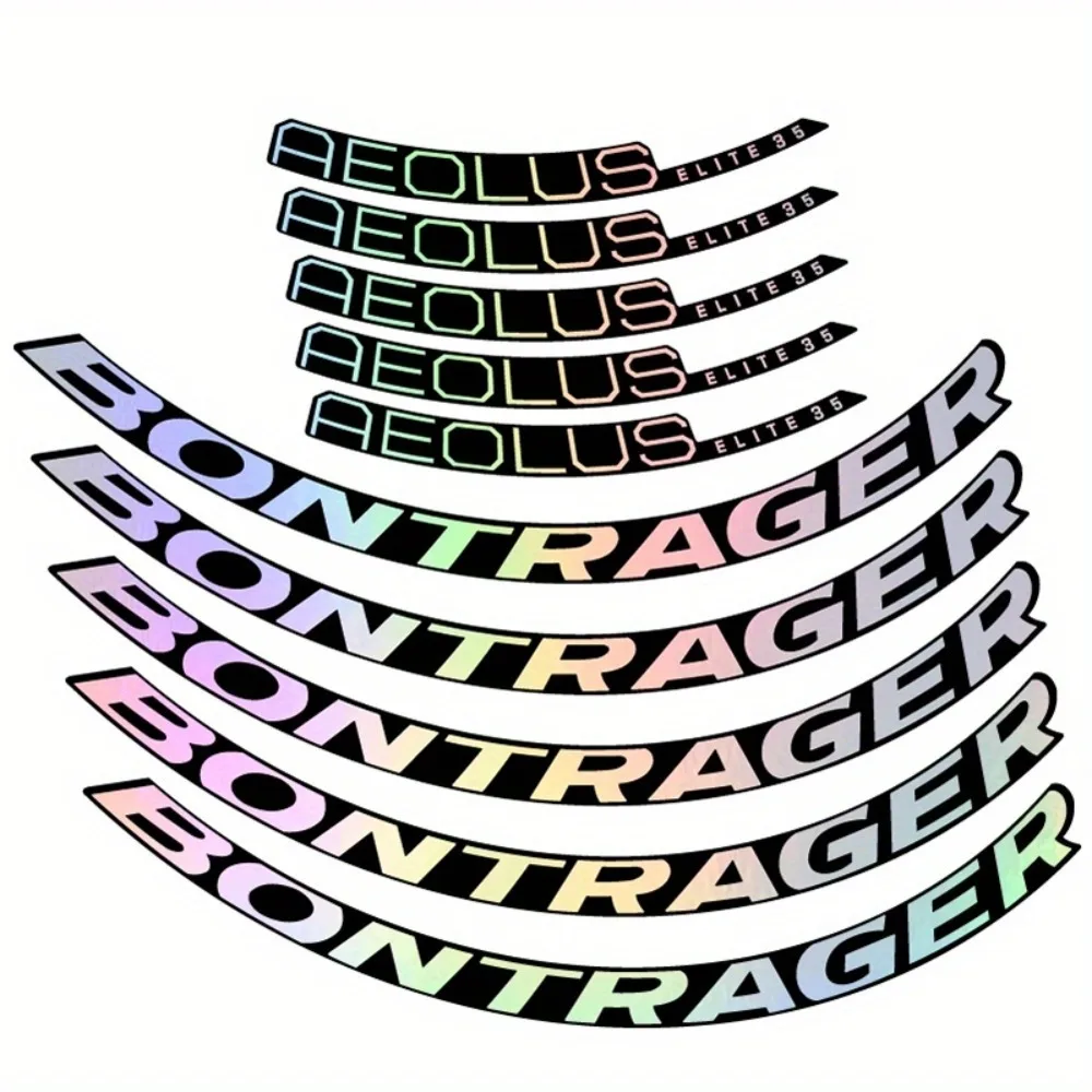 10Pcs/set 2025 New BONTRAGER AEOLI ELITE 35 Wheel Stickers Road Car Carbon Knife Ring Emonda SL6 Bike Stickers