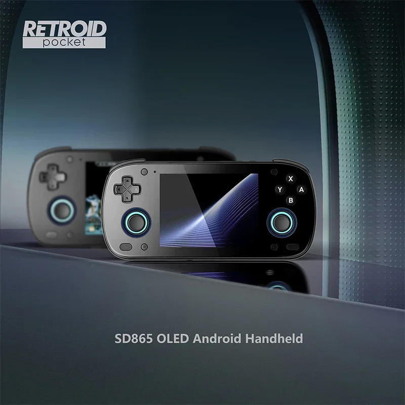 Retroid Pocket MINI SD865 3.7 Inch OLED HD Screen  6+128G  RPMINI Android 10 Portable Pocket Handheld Gaming Console Custom PSP