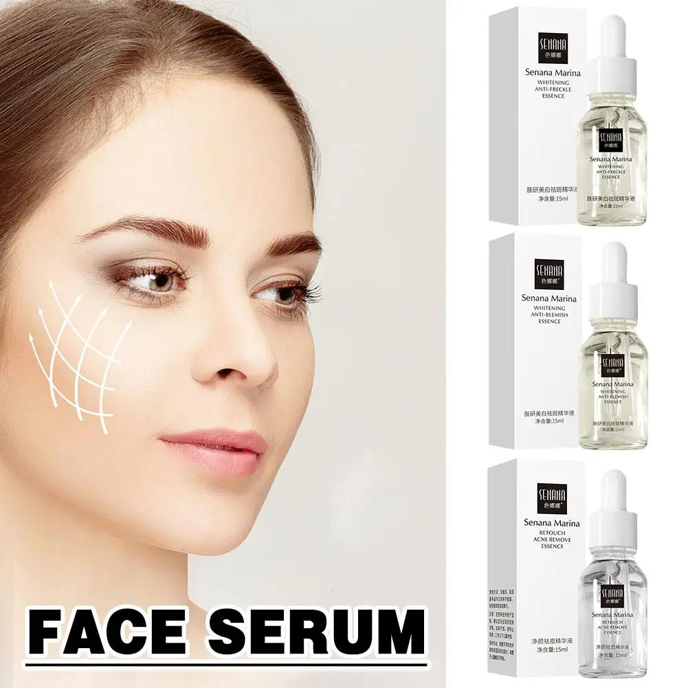 1pc Face Serum Color Nana Whitening And Freckle Removing Solution Essence 15ml Moisturizing Pore Stock Essence Fine G8h2