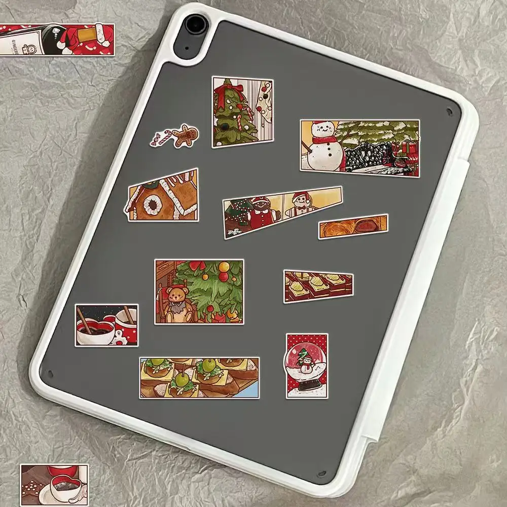 8sheets Christmas Stickers Graffiti Sticker for Decor Phone Ipad Guitar Motorcycle Stationery Stickers DIY Stickers Decals