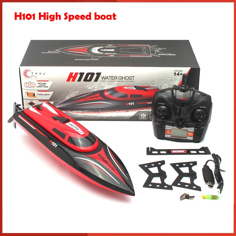 35km/h 1500mah Radio Remote Control Racing Speedboat Professional Electric Boats Big 2.4G H101 RC High Speed Boat Gifts Toys Boy