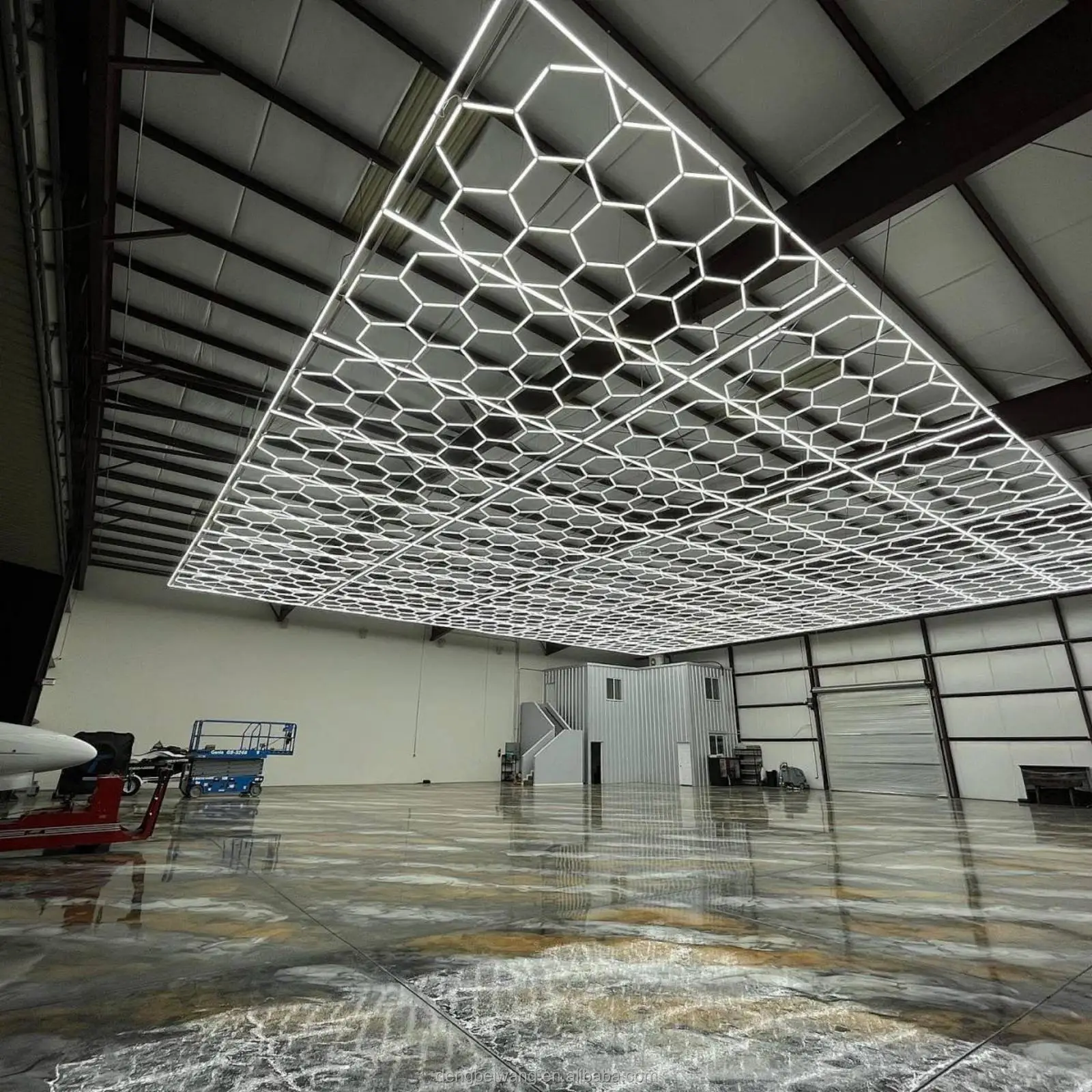 

LED Work Light for Car Wash Detailing Honeycomb Hexagonal Hex Hexagon LED Lights Inspection Garage LED Lights Fixtures