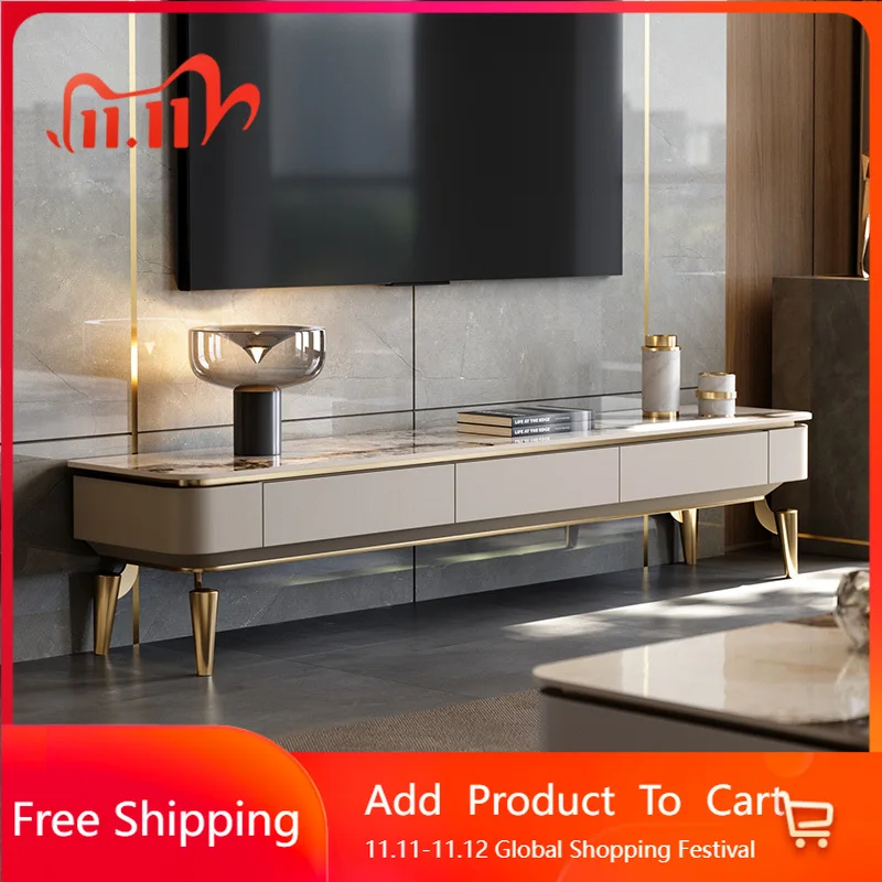 

Designer Luxury Tv Stands Living Room Aesthetic Nordic Modern Center Tv Table Monitor Organizer Suporte Para Tv Home Furniture