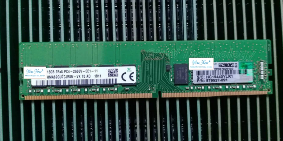 สำหรับ879507-B21 879527-091 P06773-001 16G PC4-2666V Pure ECC UDIMM