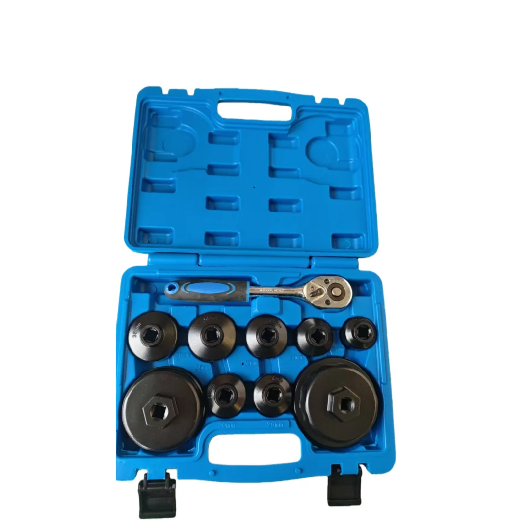 

Набор головок для масляного фильтра, 10 шт., набор инструментов для снятия метрического ключа для крышки масляного фильтра с приводом 3/8 дюйма