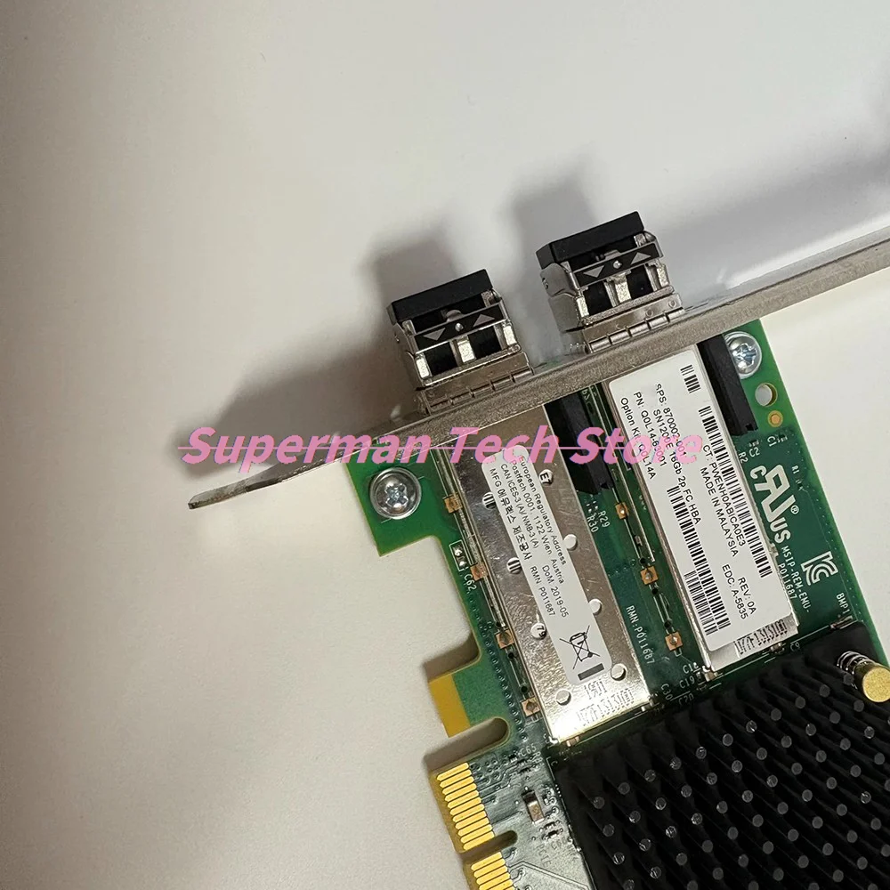 Q0L14A Dual 16G Fiber Channel Card 870002-001 SN1200E HBA Card LPE31002