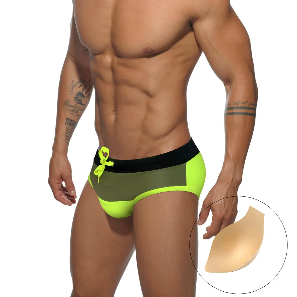 Triangolo da uomo 2025 costume da bagno moda europea e americana costume da bagno professionale a vita bassa con coppa sportiva attillata 10046zb