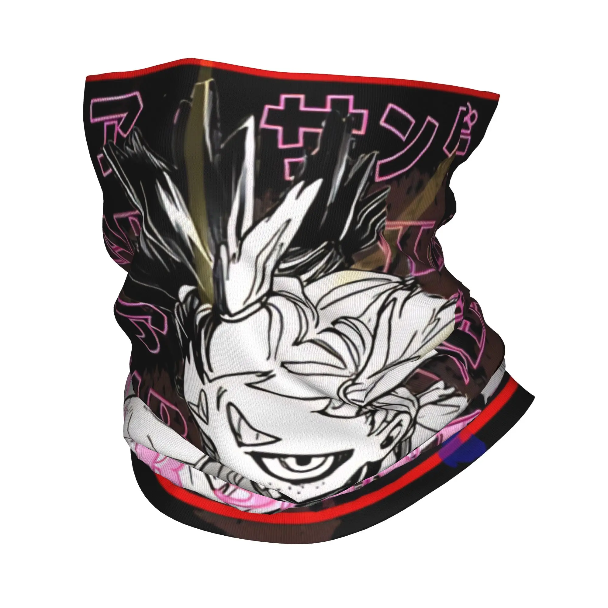 Dear Santa Gachiakuta  Bandana Neck Gaiter Printed  Mask Scarf Multifunctional Face Mask Hiking Unisex Adult Windproof