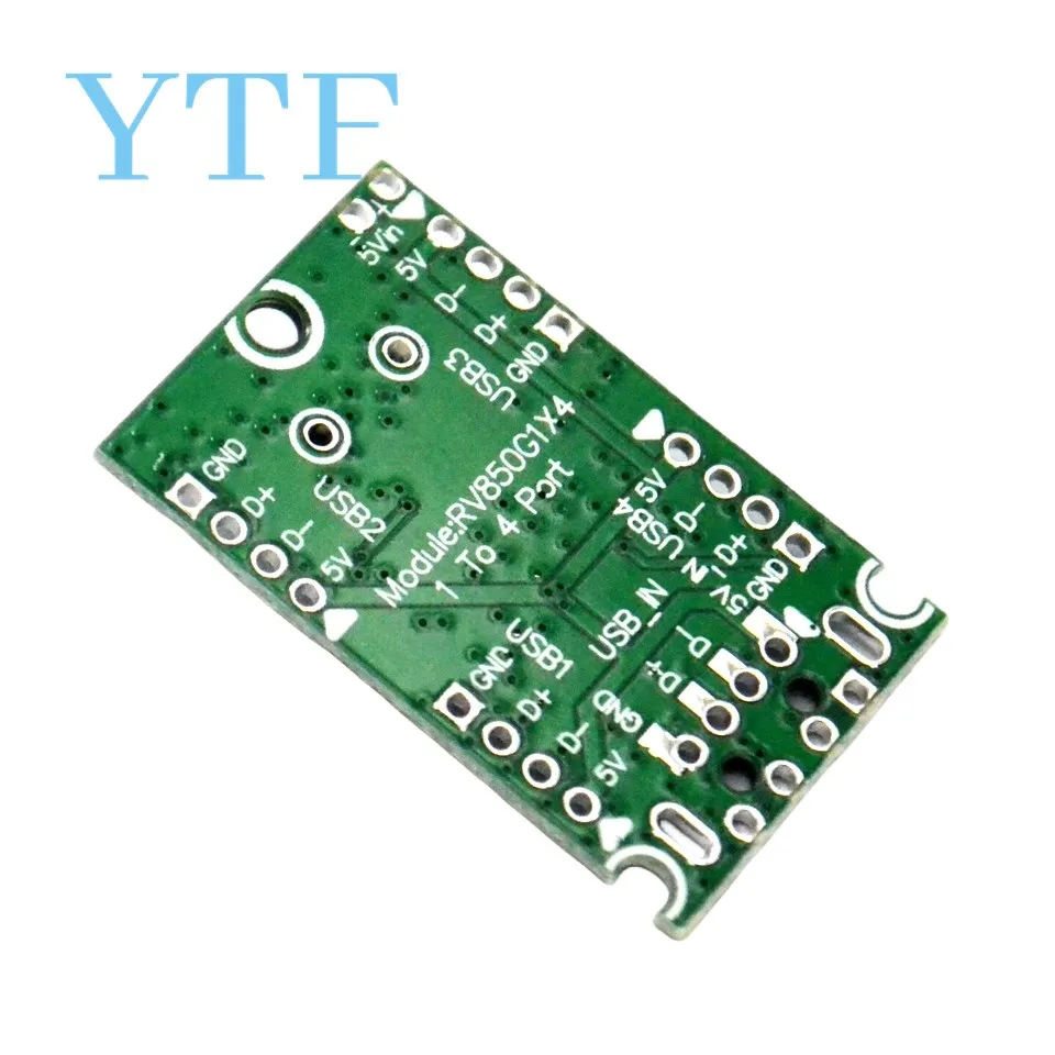 USB2.0 Expansion Module HUB Concentrator 1 Minute 4 1 Drag 4 Interface Transfer Development Board Drive-Free