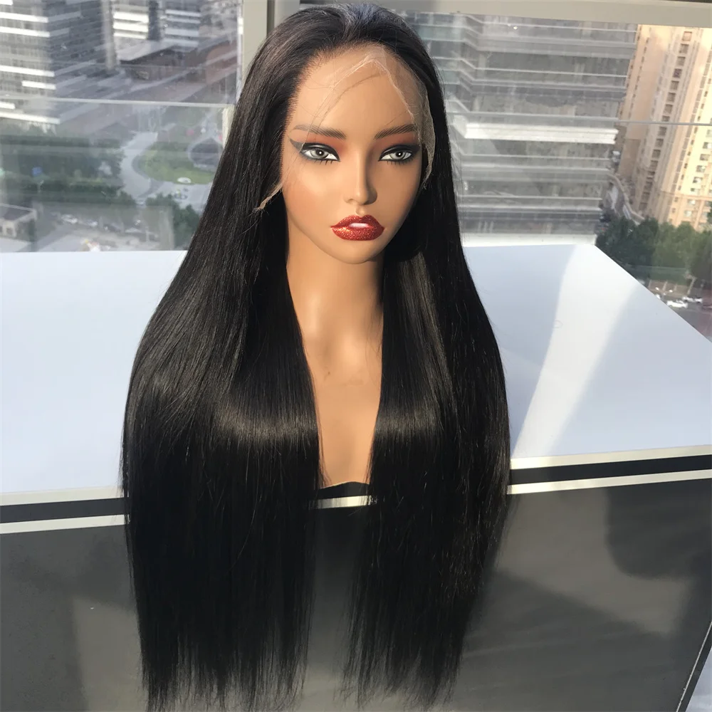 15A Супер двойные нарисованные бесклеевые парики из человеческих волос 13x6 Настоящие HD кружевные фронтальные парики из человеческих волос Человеческие волосы для женщин Millionaire Queen