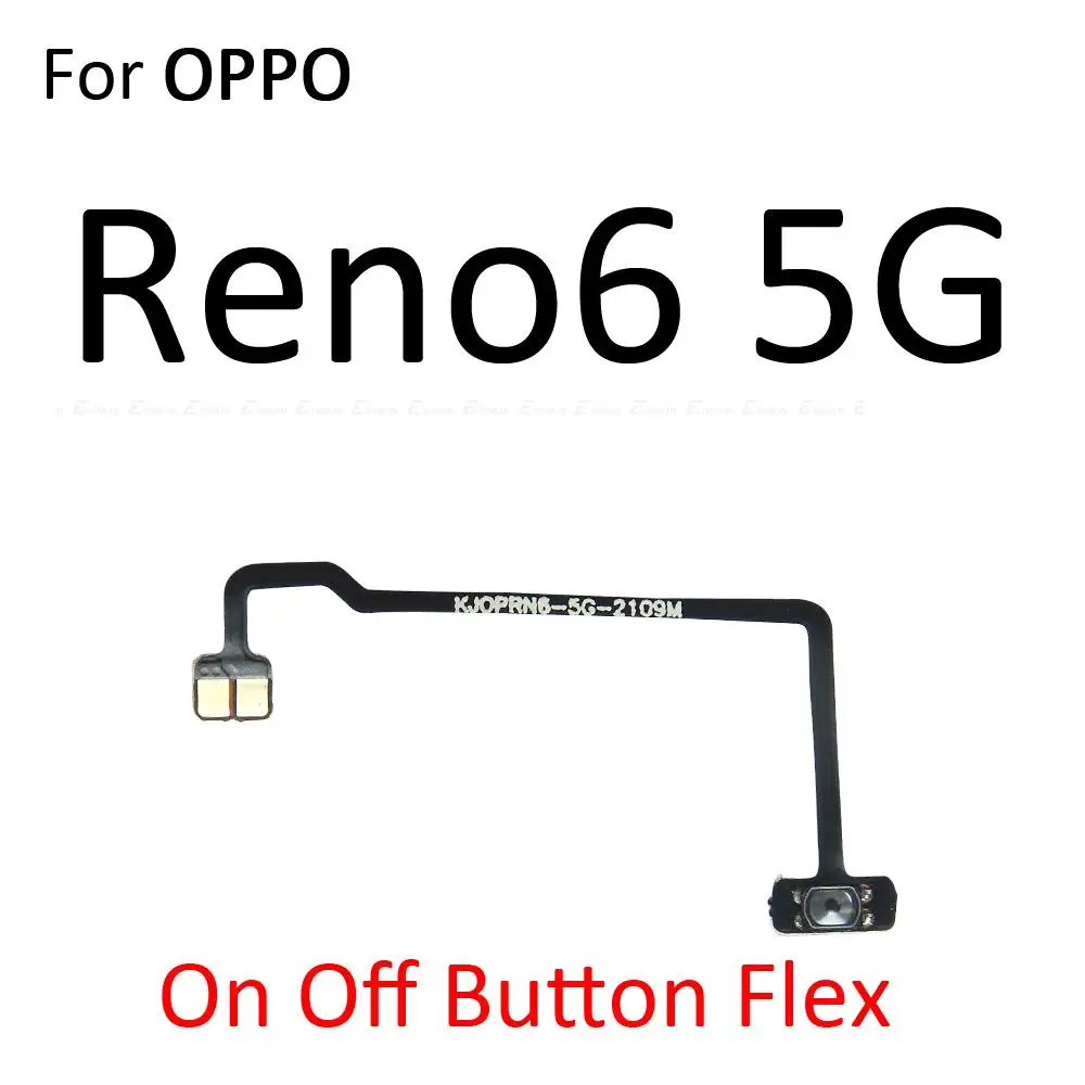 Power ON OFF Mute Switch Control Key Volume Button Flex Cable For OPPO Reno4 SE Z Reno5 4G Reno6 Pro 5G Replacement Parts