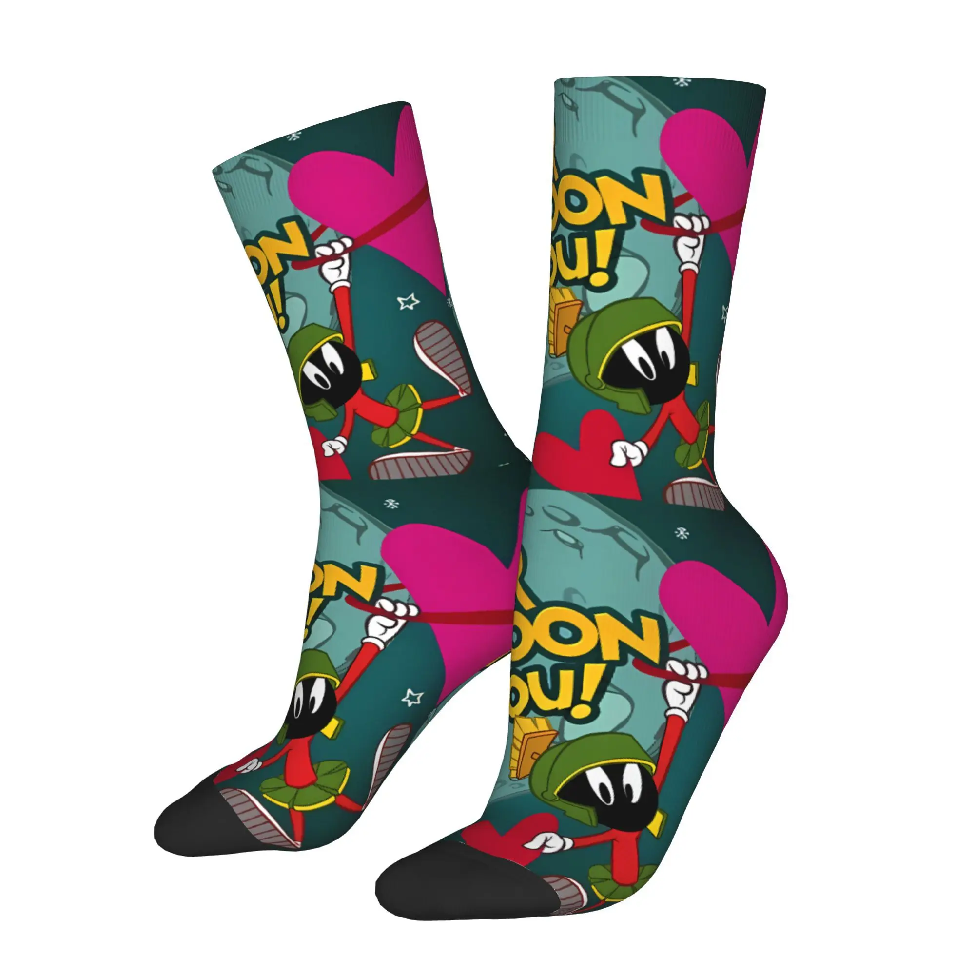 

Cartoon Marvin the Martian Socks Male Mens Women Summer Stockings Harajuku