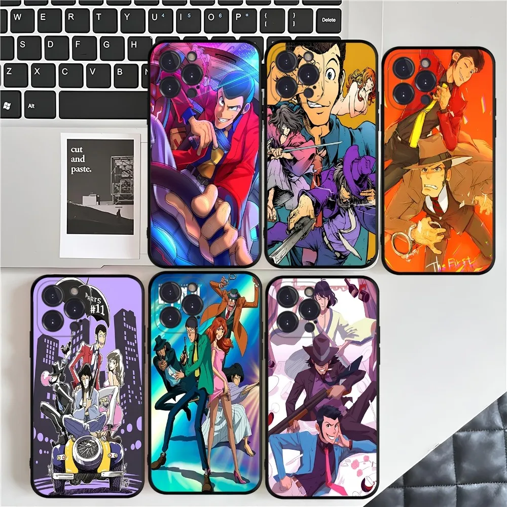 L-Lupin The T-Third Anime Phone Case For IPhone 16 15 14 11 12 13 Mini Pro XS Max Cover 6 7 8 Plus X Funda Shell