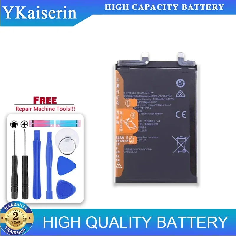 

3900Mah Replacement Battery HB426493EFW For Huawei Honor 50SE 50 Se