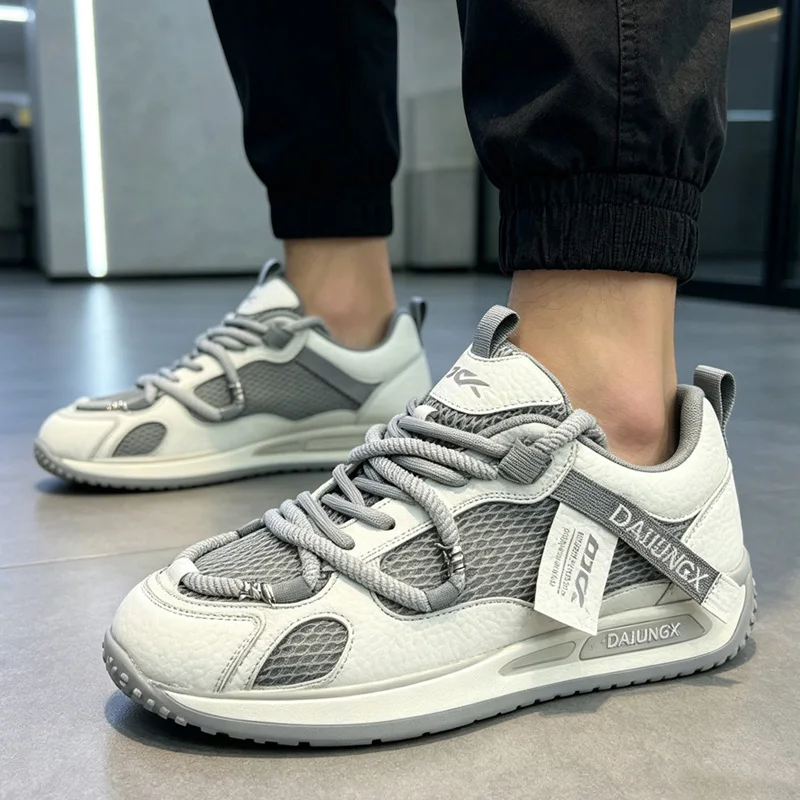 

Men's 2026 New Summer Mesh BreathableStyle Sneakers Retro Casual Walking Shoes Trendy Versatile Athletic Board Shoes For Men