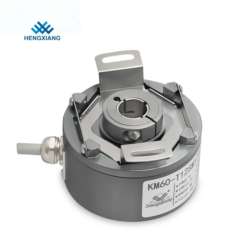 GOOD HENGXIANG IK.HA.020.2500 Incremental Encoder Radila Cable 1 Meter 12mm Through Hole Shaft IP65 K60-T6C2500Q12 Equivalen