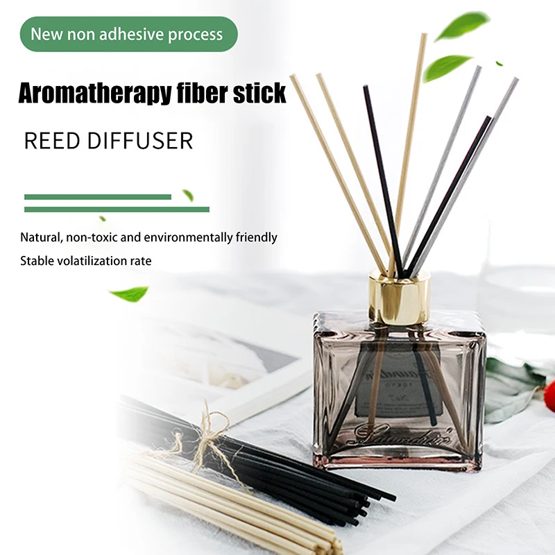 50Pcs 3MM Fiber Sticks Diffuser Aromatherapy Volatile Rod For Home Fragrance Diffuser Refill Sticks DIY Handmade Home Decoration