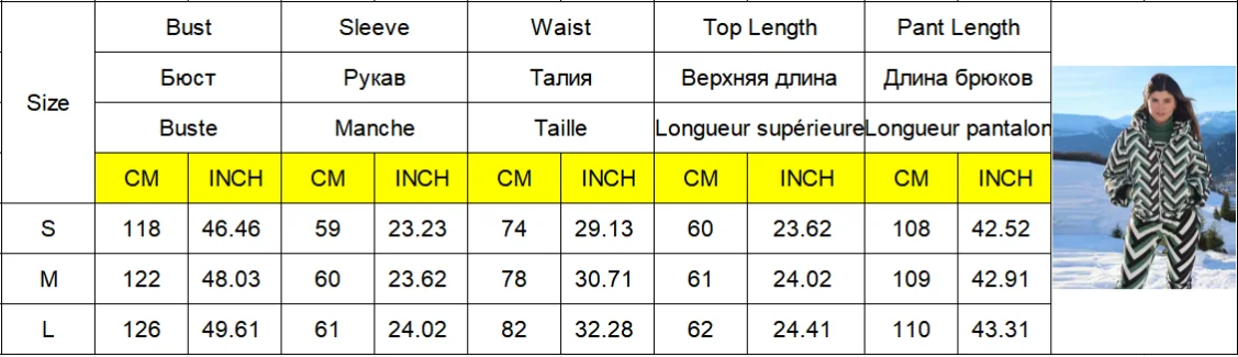 Tarnstreifen-Skianzug-Sets mit Hohem Kragen, Winddichte Kapuzenjacke, Warme Hose, 2026 Neue Damen-Schneesportbekleidung – Detail 2
