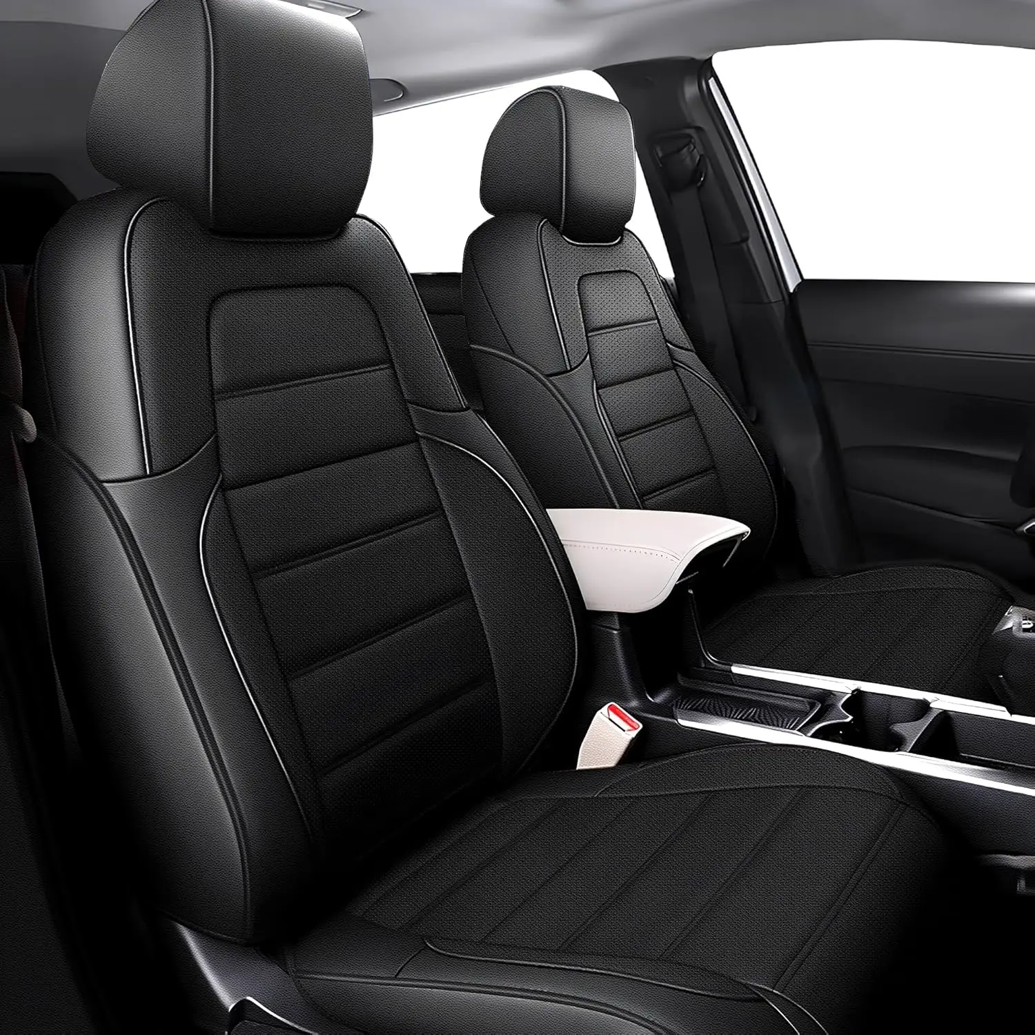 

Car Seat Protection, Full Set, Black, All - Inclusive Fit for Specific Model Years