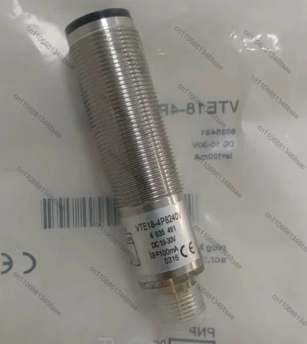 1pcs accessories vte18-4p8240v photoelectric sensor, dc 10-30v power supply, detection distance 4-800mm, m12 four-wire interface