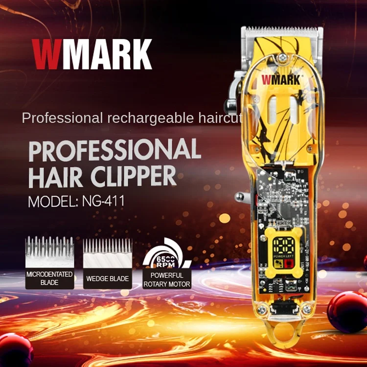 WMARKNG-411 Oil Head Electric Push Shear Hot Sale Charged Barber Hair clipper