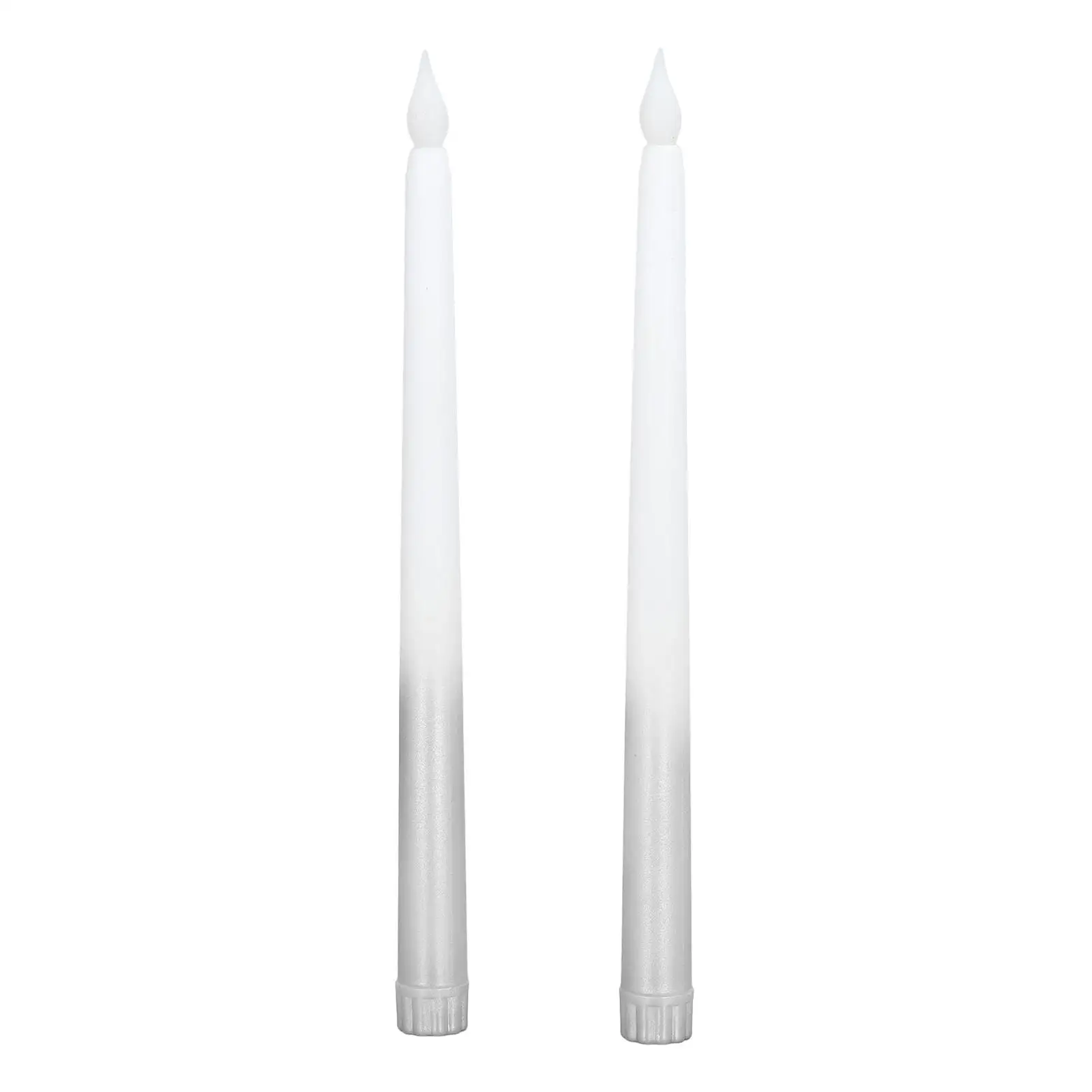 Flameless LED Taper Candles - Soft & Safe for Pets, Perfect for Festivals & for birthday Parties