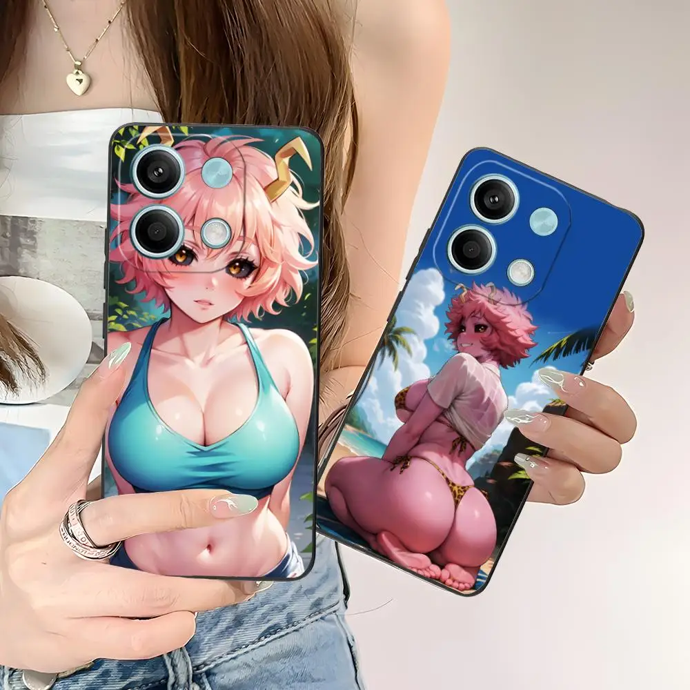 

Чехол для телефона Hero Academia Mina Ashido для POCO M6 M5 M4 M3 X7 X6 X5 X4 X3 F6 F5 F4 Pro GT 5G с цветной печатью, защитный красивый