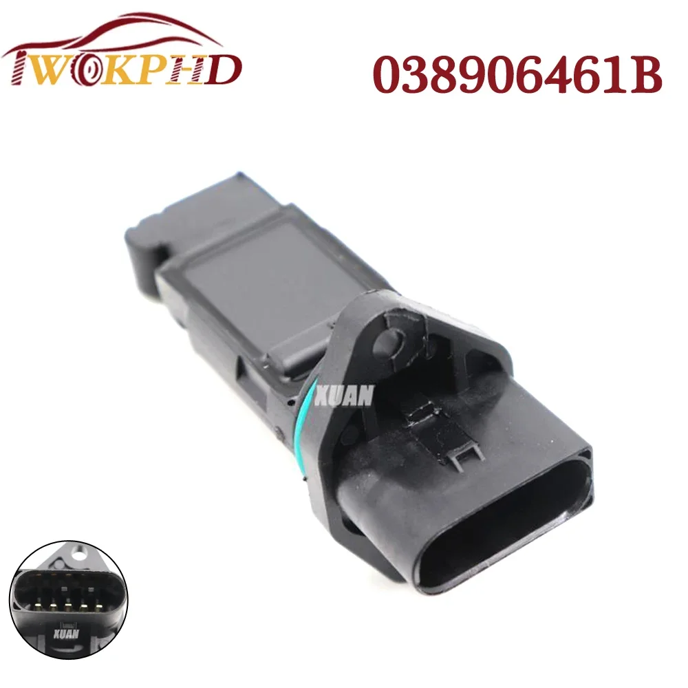 

НОВЫЙ ДАТЧИК МАСОВОГО ВОЗДУХА MAF 038906461 B Для Audi A3 для Volkswagen Bora Caddy Fox Golf Be etle Pas sat Polo Sharan Seat