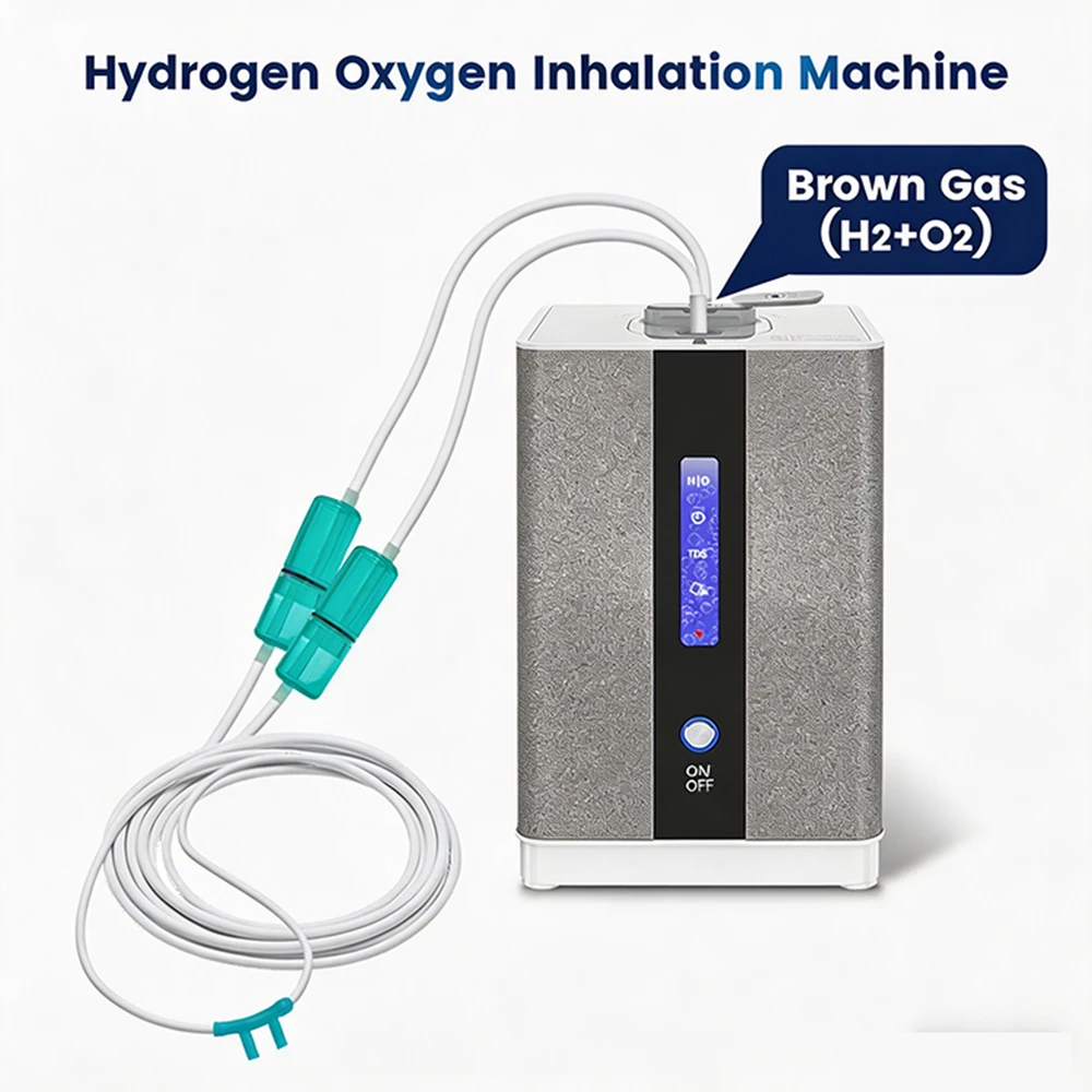 Hydrogen Generator Water Inhalation Machine High Purity H2 Hydrogen Inhaler Portable PEM Technology Hydrogen Inhalation Machine