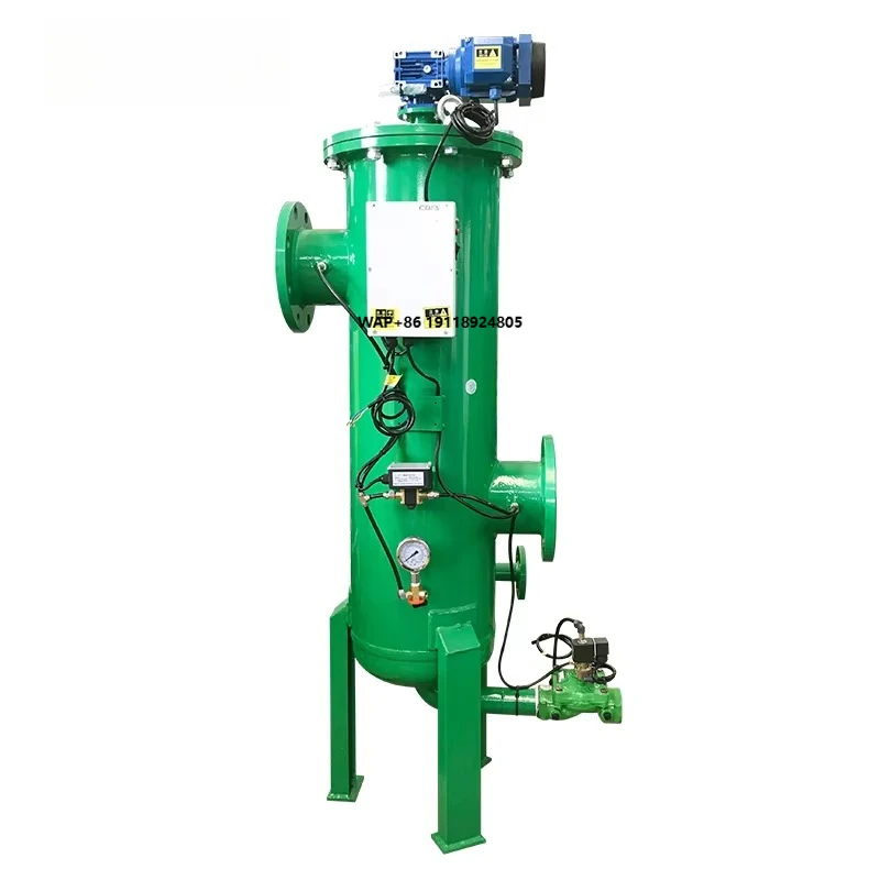 Metal Hydrocyclone Filter Drip Irrigation PLC-Controlled Self-Cleaning Automatic Backwash Remote Monitoring Agriculture 100m3/h