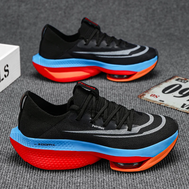 

New sports shoes four season comfortable unisex thick sole fashion versatile breathable wear-resistant running leisure sneakers
