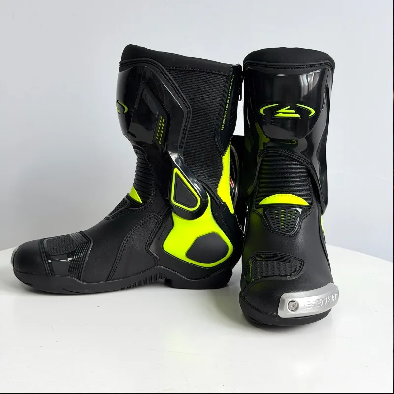 Motorcycle Boots Racing Off-road Shoes Creative Non-slip High Motorcycle Professional Waterproof Mountain Bike Boots