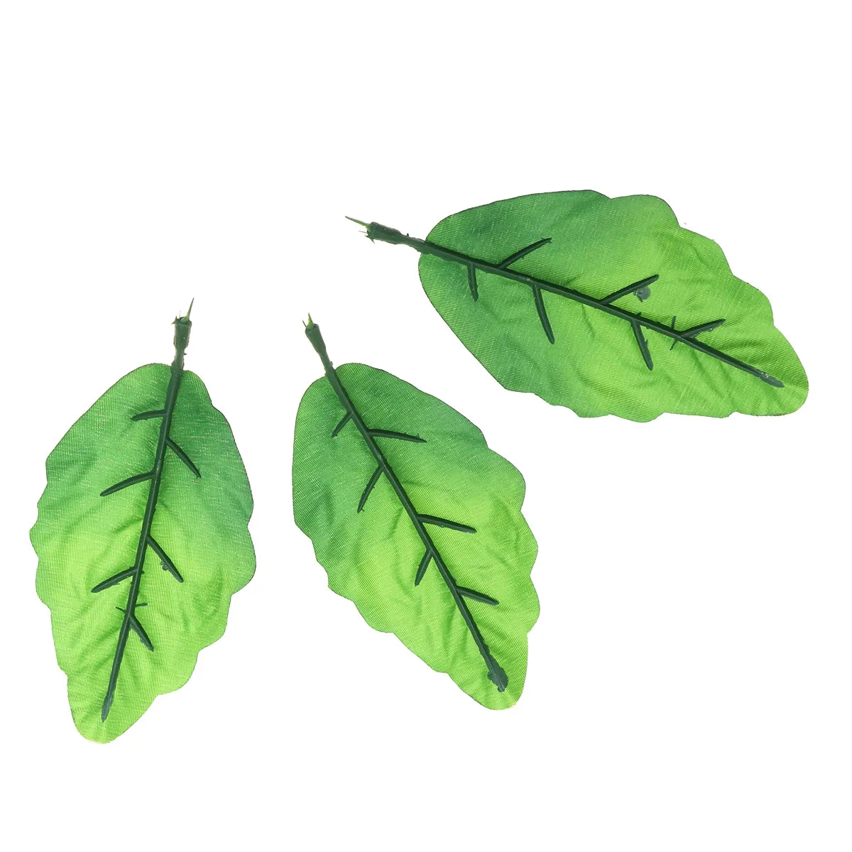 

100Pcs Artificial Plant Leaves Realistic Fake Leaves Home Decoration Indoor Party Flower Arrangement Accessories Light