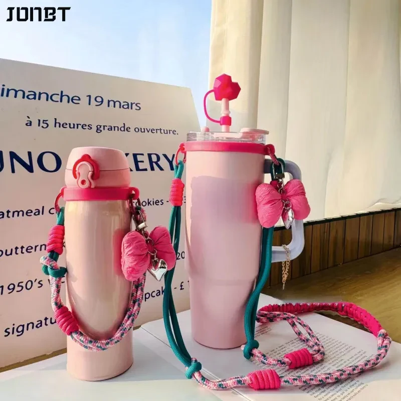 

For Stanley Tumbler Strap Holder Suitable For 6-10cm Cup Mouth Insulated Accessories Cup Adjustable Strap and Handle Cup Cover