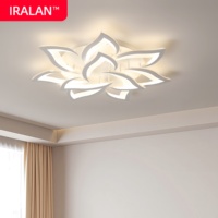 IRALAN LED Ceiling Lights with App Remote Ceiling Chandeliers 5 10 Petals Ceiling Lamp Acrylic Indoor Lighting Home Kitchen