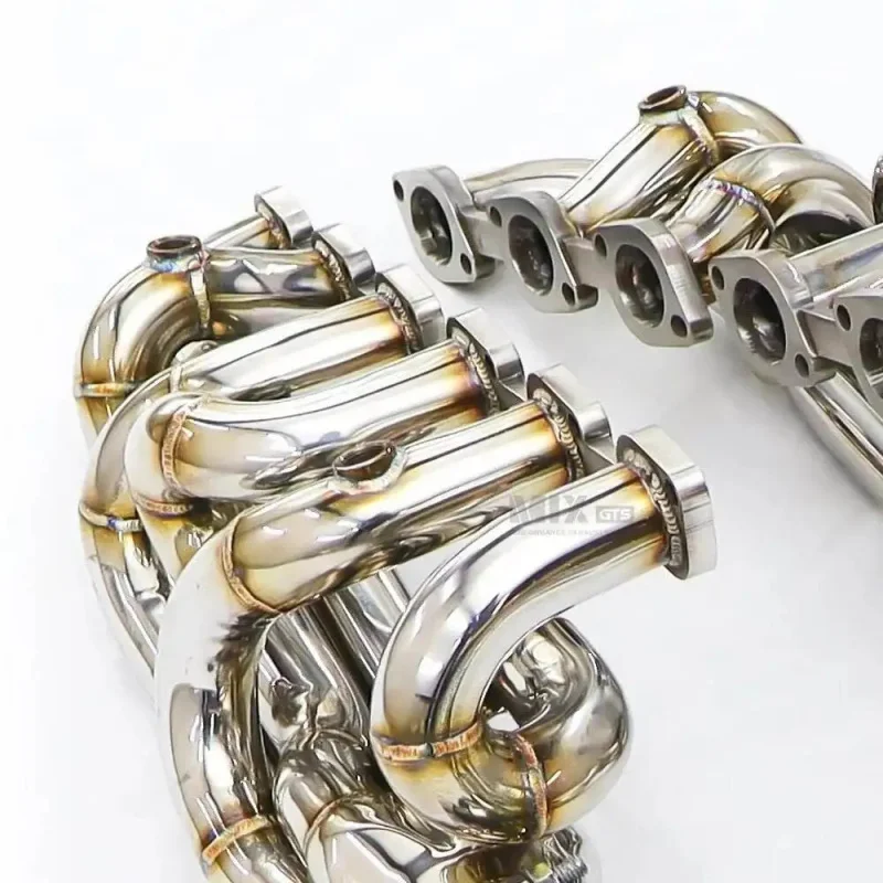SS304 Racing Exhaust Manifold with Heat Shield Fit for Lamborghini Gallardo LP560 LP570 2010-2014 Tuning