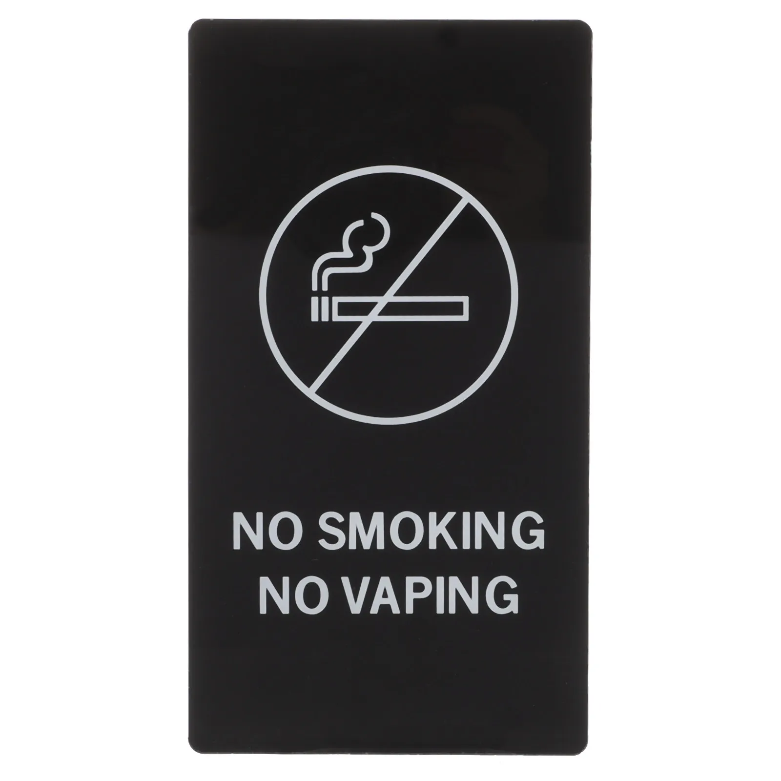 No Smoking Sign Acrylic Warm Reminder for Toilet Public No Smoking Indicator Safety Warning Board for Office Lounge Hotel