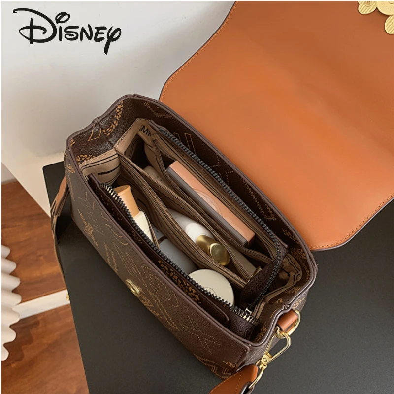 Disney Mickey\'s New Women\'s Crossbody Bag Fashionable High Quality Women\'s Shoulder Bag Advanced Sense Large Capacity Handbag