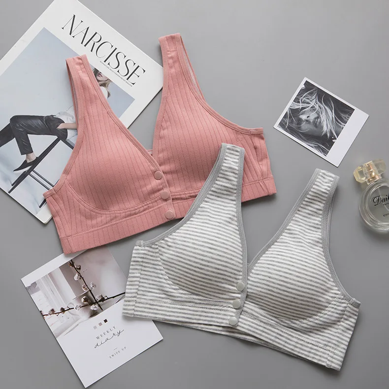 Nieuwe Voedingsbeha Zwangere Vrouwen Ondergoed Moederschap Borstvoeding Beha Voorsluiting Brasier Lactancia Lingerie Dropshiping